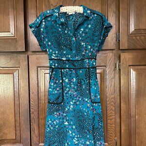 Leopard Print Dress Funky Retro